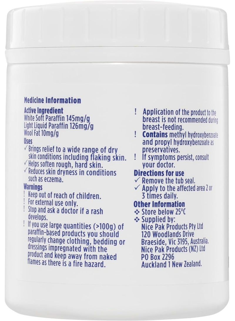 اي45 كريم E45 عبوة 500 غرام - مرطب للبشرة الجافة والحساسة - كريم للجسم مُلطف للبشرة الجافة والمتهيجة - كريم للحكة والأكزيما - كريم للوجه خالٍ من العطور وكريم لليدين غير دهني - Image 3